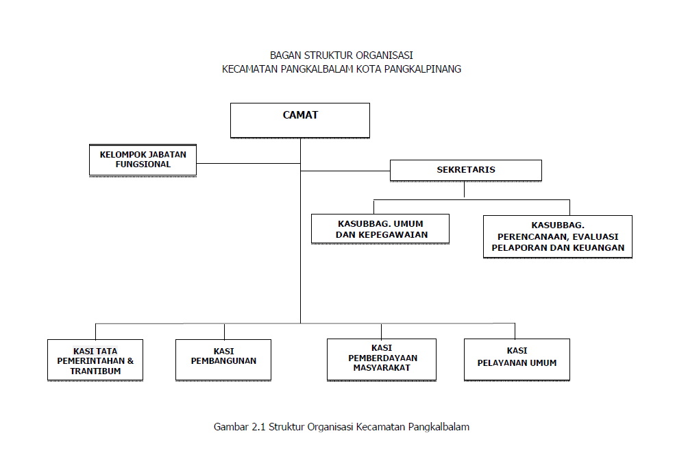 Struktur Organisasi Kecamatan